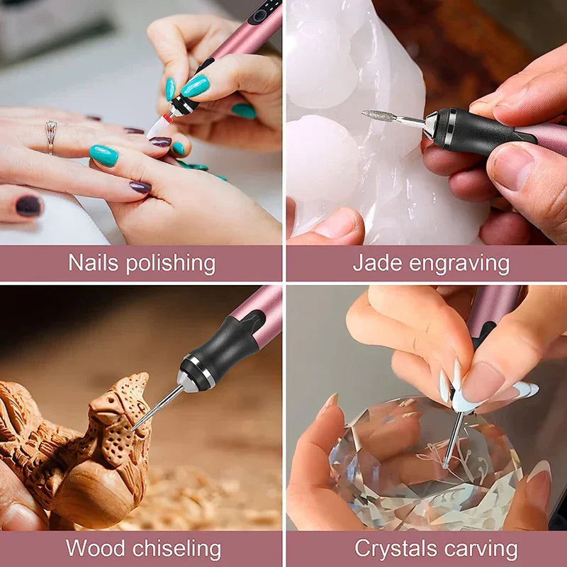 Cordless Engraving Pen – Perfect for 50+ Surfaces & DIY Projects