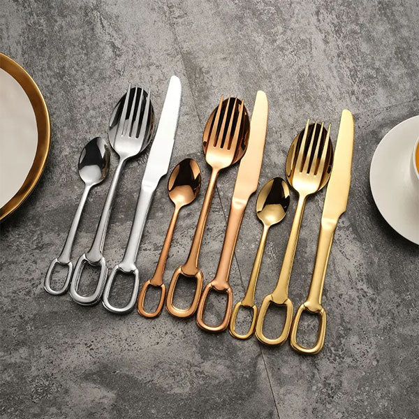 Elegance Ringlet Flatware Set