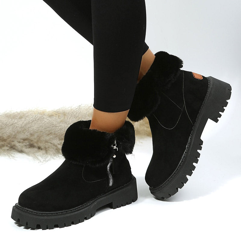 Bottes en fausse fourrure Emilia