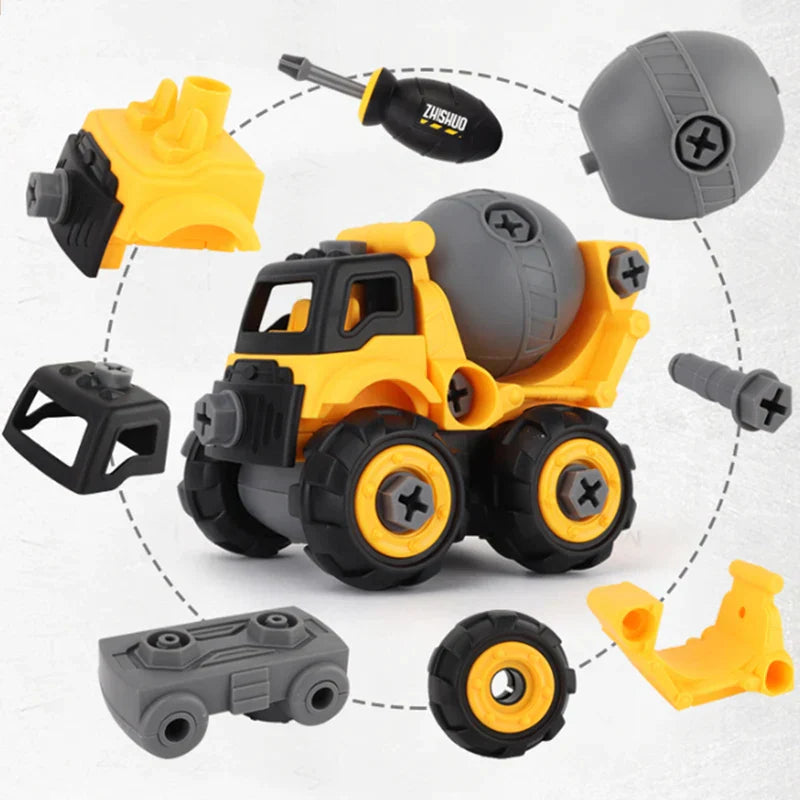 Construction Trucks™ - Engineering and imagination with construction vehicles - DIY construction trucks