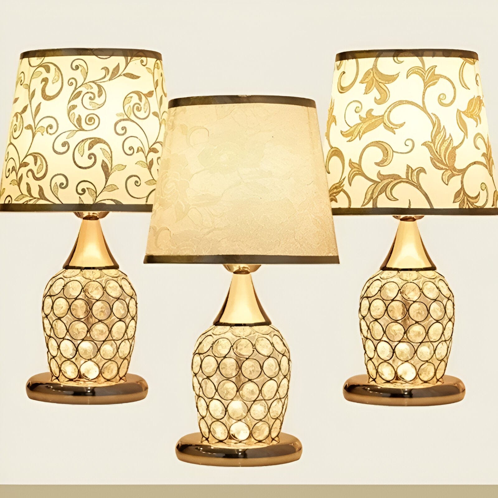 European-Style Crystal Table Lamp