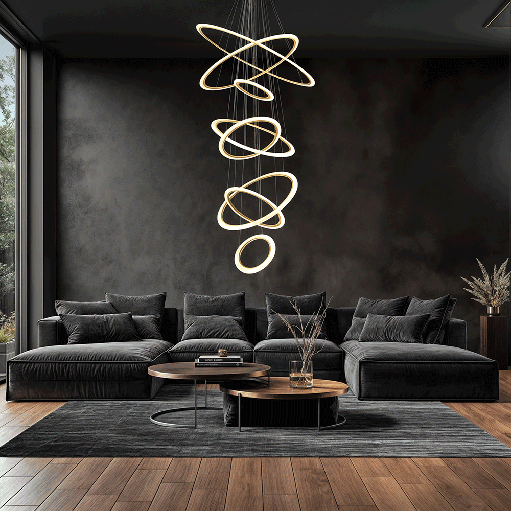 Mia Ring Chandelier