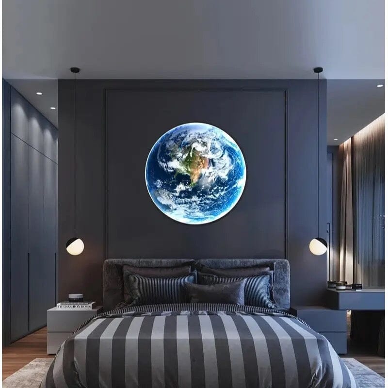 The Earth LED wall lamp