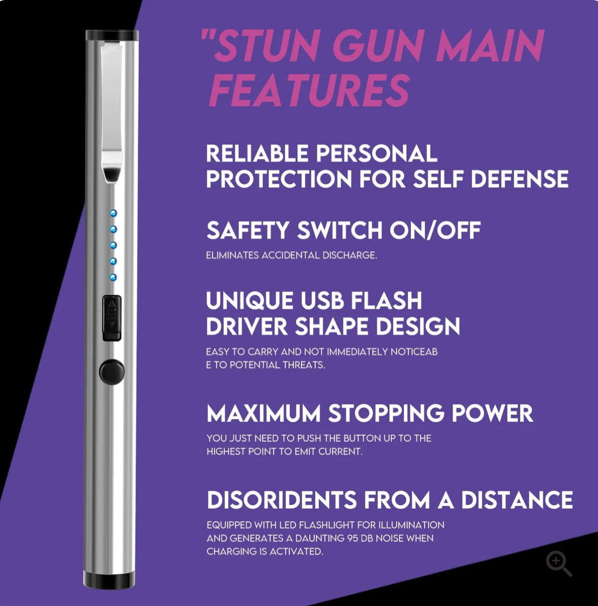 Hoge Vermogen 25.000.000 Stun Pen