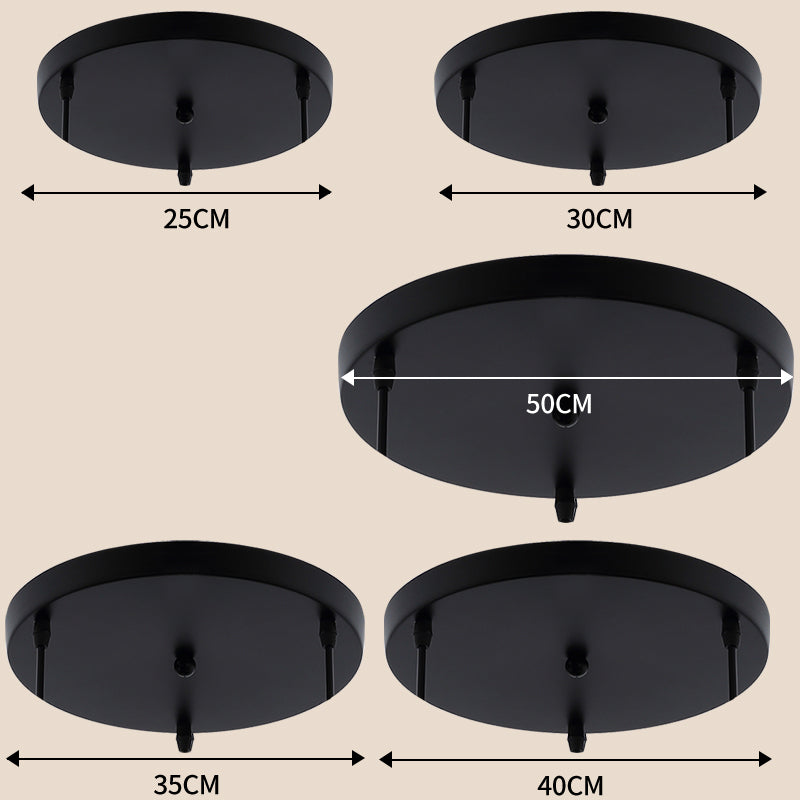 Base de Dossel para Lâmpada Pendente