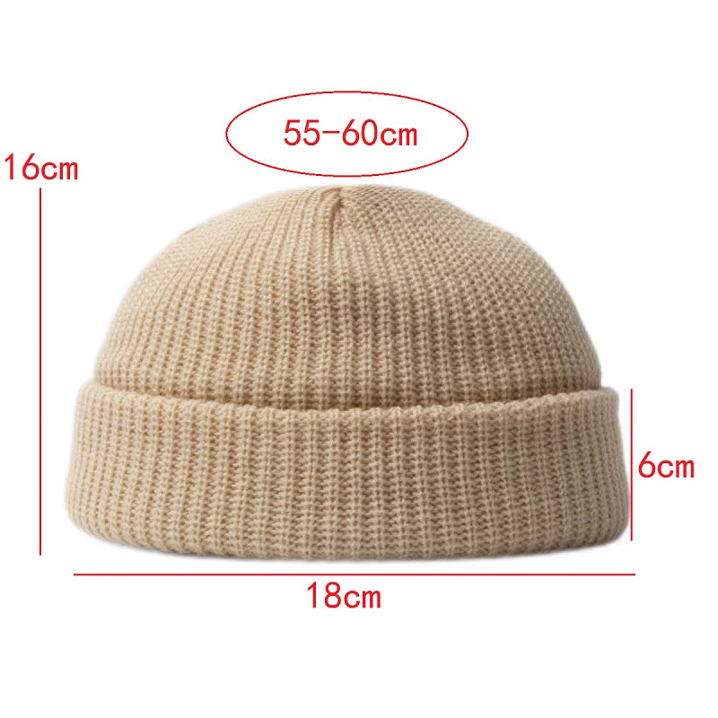 3 Leaves Skull Cap Beanie