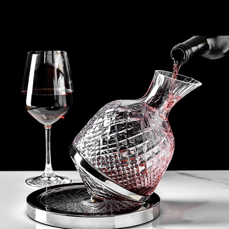 Omnicks™ Decantor Rotativ 360° de Pe Raft (Vin sau Spirtoase)