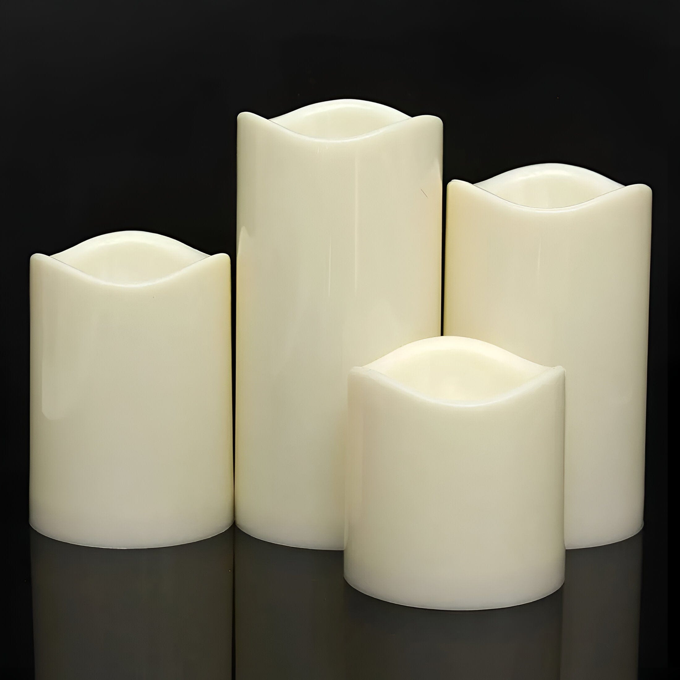 Cylindrical Flickering Flameless Electronic Candle