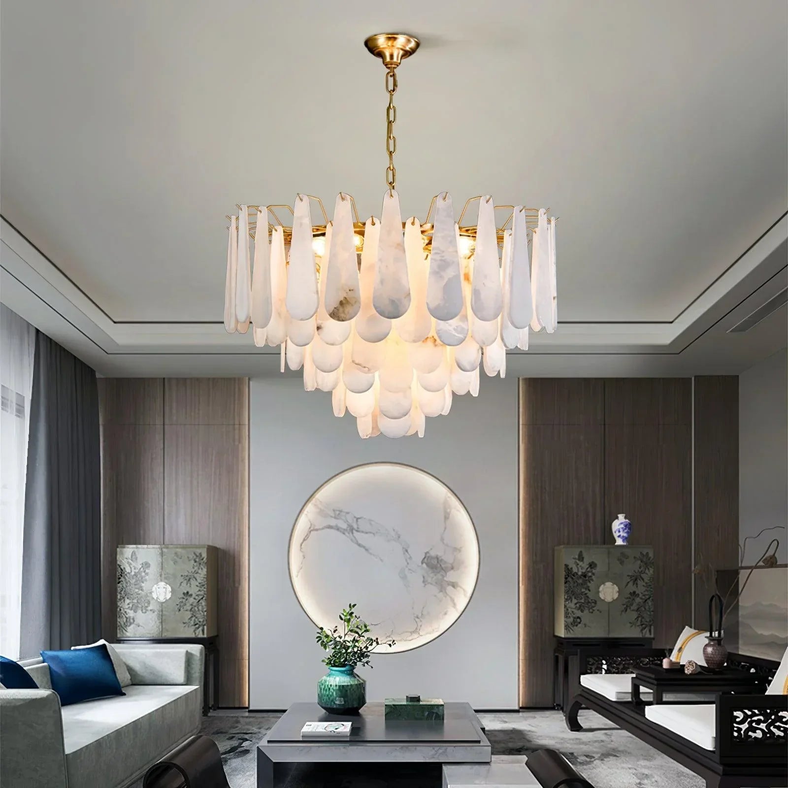 Flora Alabaster Chandelier