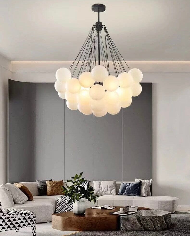 Vrimlo Frosted Ball Chandelier