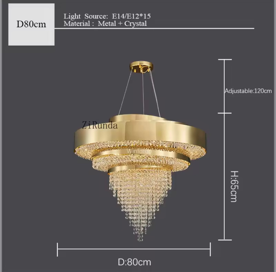 Sophie Luxe Chandelier