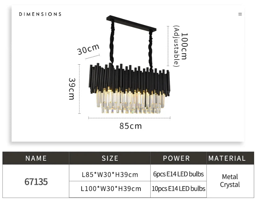 Collezione di Lampadari in Cristallo Maximus