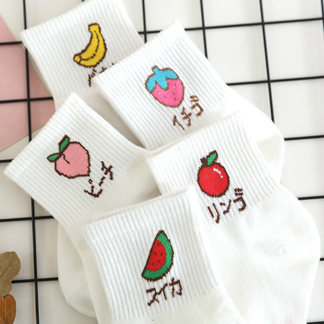 Chaussettes aux fruits japonais