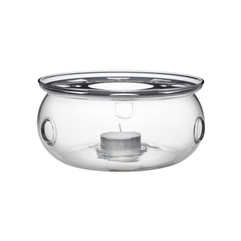 Chaleira de Vidro Borosilicato com Infusor de Aço Inoxidável