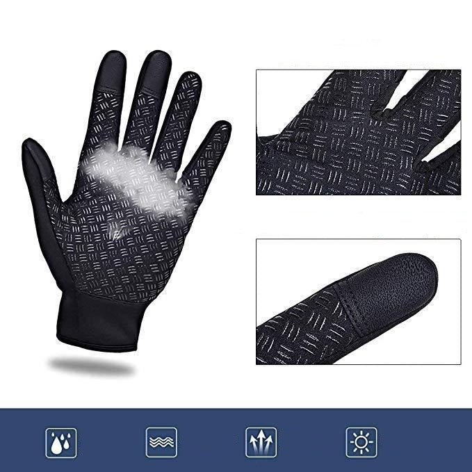 Guantes térmicos impermeables y cortavientos.