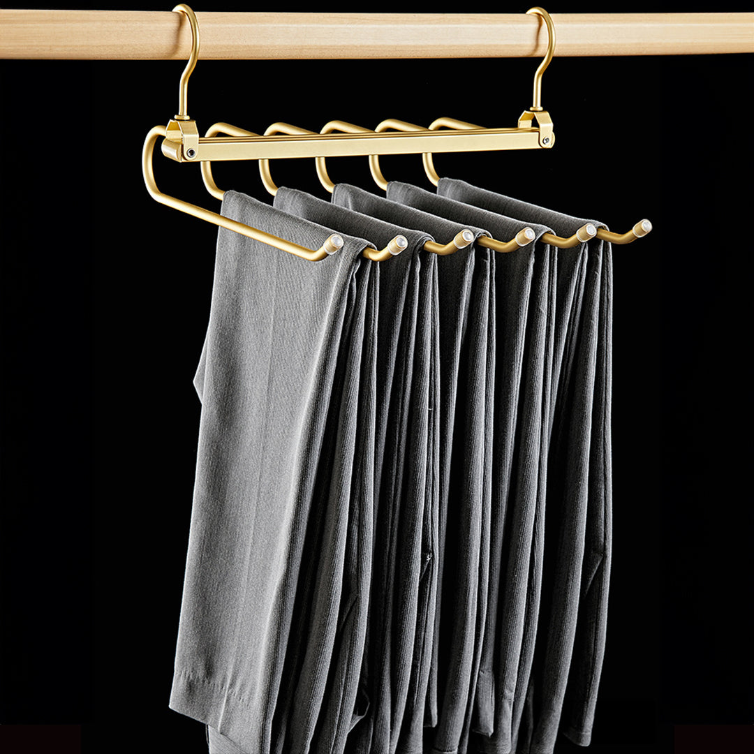 DesignTod™ Golden Space Saving Pants Hanger