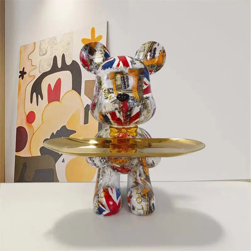 StreetPaws - Graffiti Bear Statue/dekor