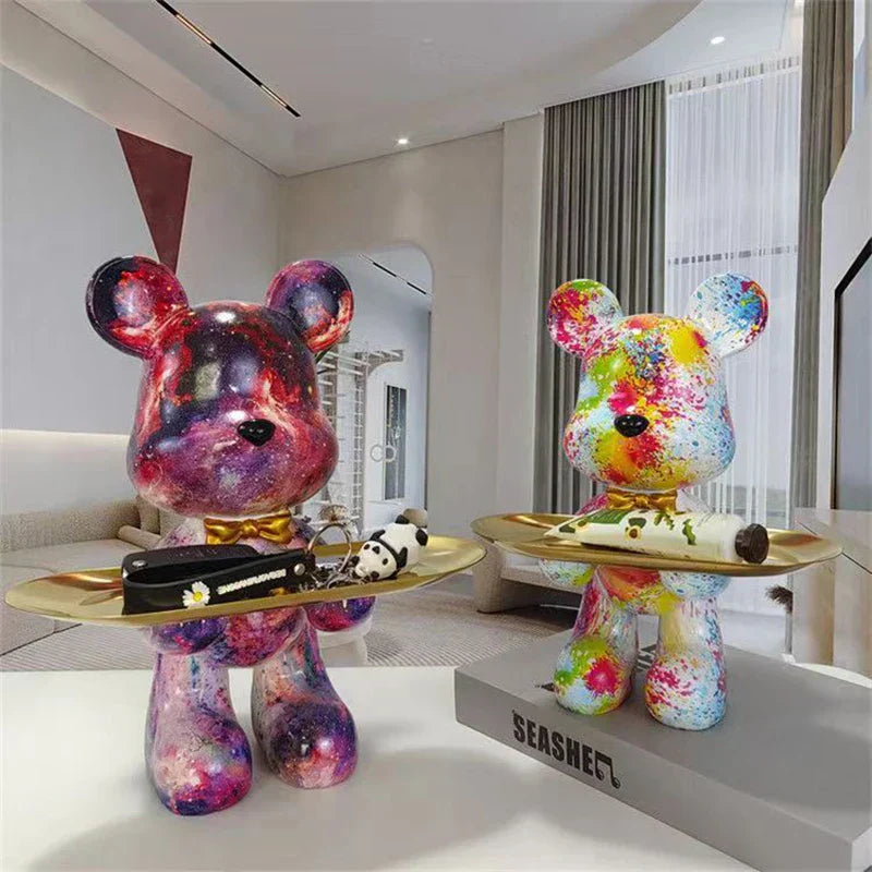 StreetPaws - Graffiti Bear Statue/dekor