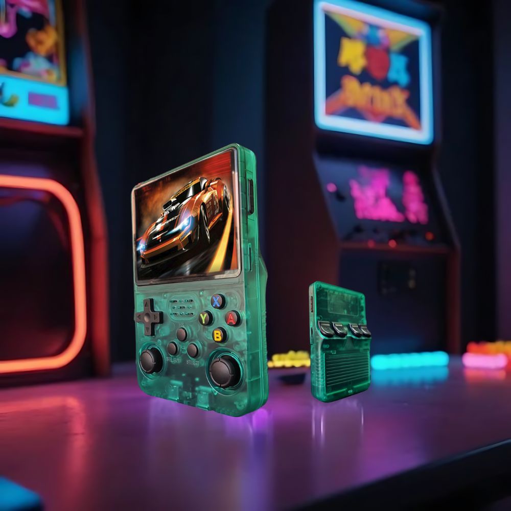 Retro Revolution: Console di gioco portatile con schermo HD e ricarica USB