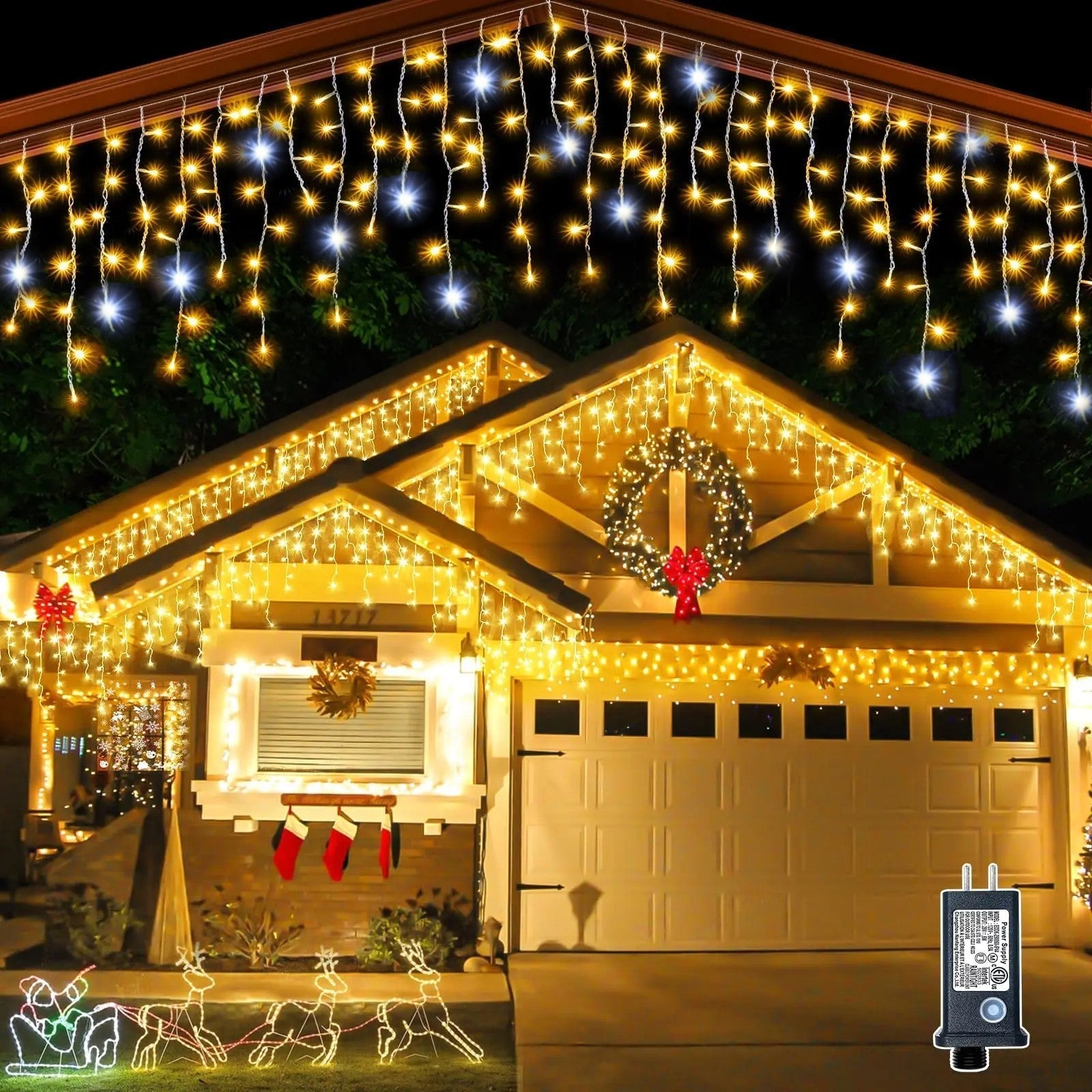 RideauLumineux - Iluminación de fiestas para decoración exterior