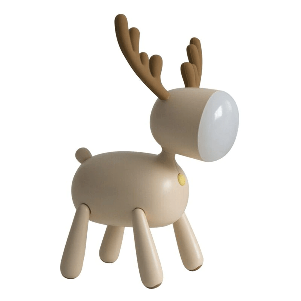 USB-ladattava Cute Deer LED-yölamppu