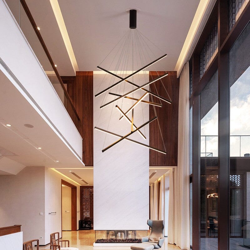 Modern Duplex Chandelier