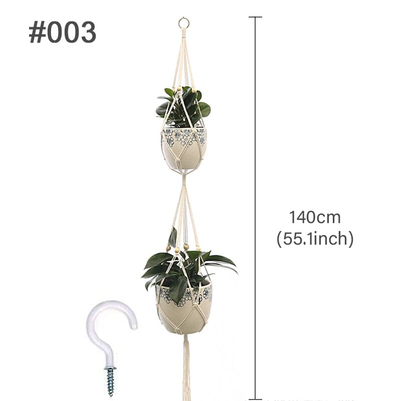 Vrimlo  Macrame Plant Holder