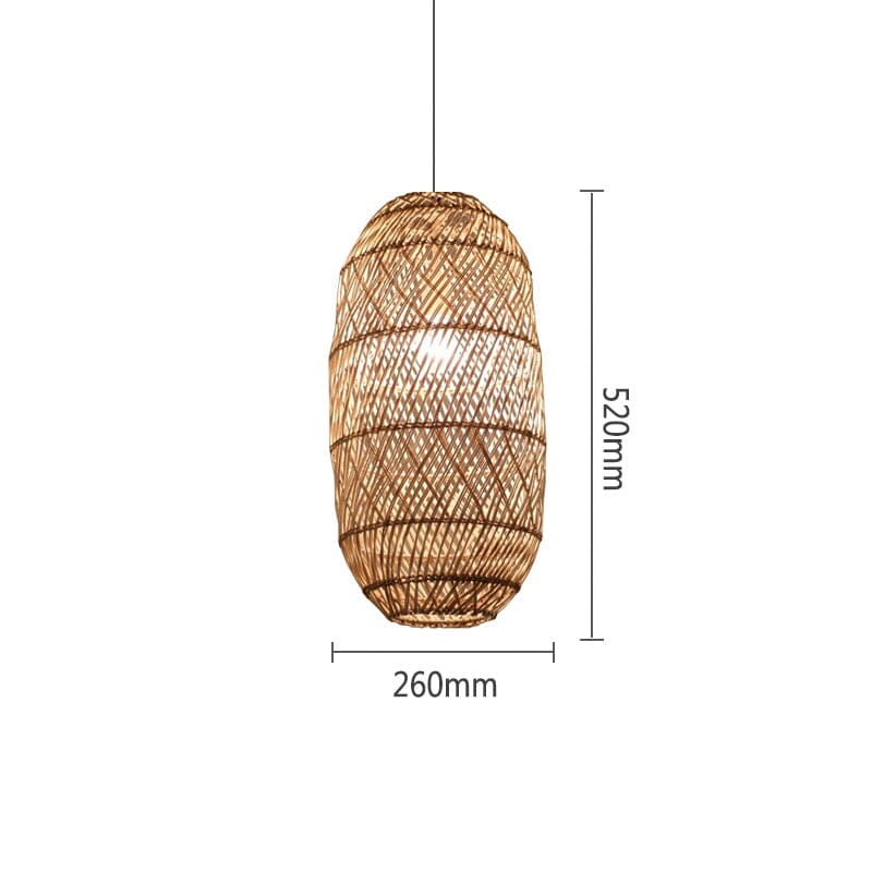 Sakura Rattan Pendants