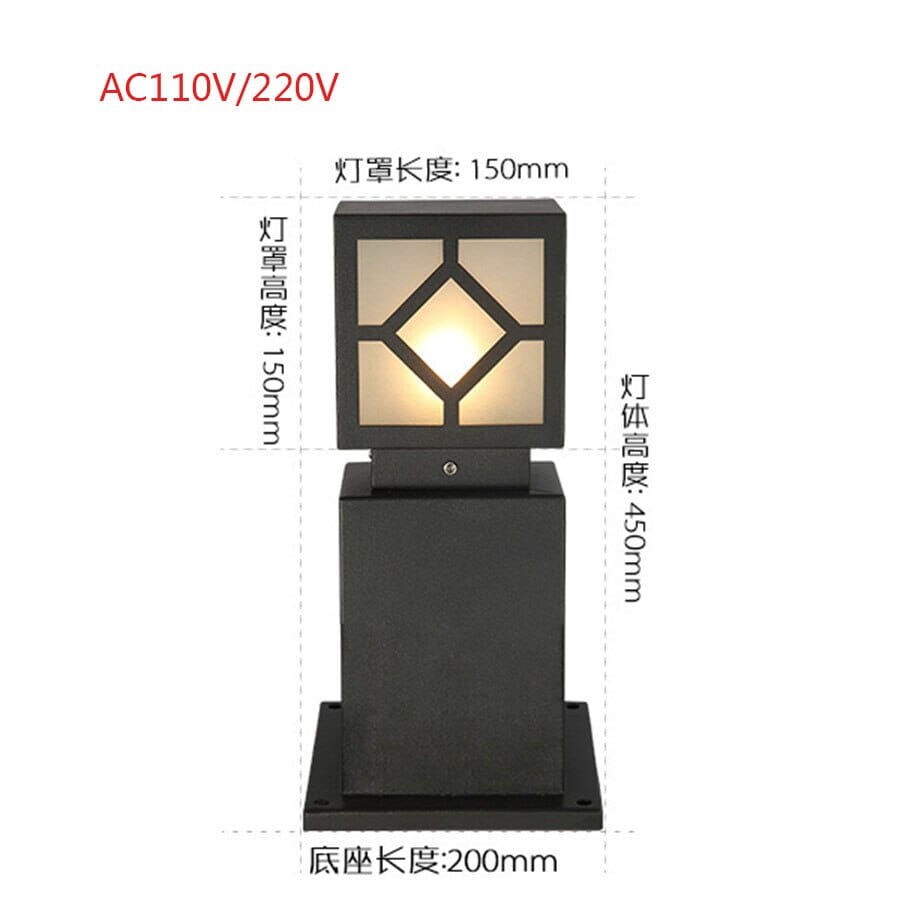 Square Courtyard Lamp