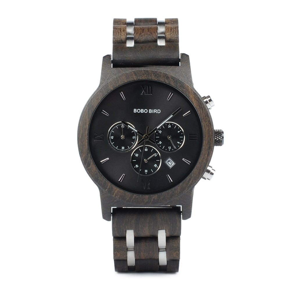 Reloj de madera BOBOBIRD