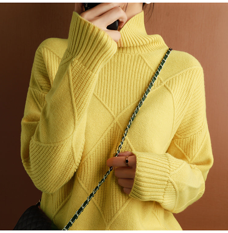 Adelle™ Cashmere Turtleneck Sweater