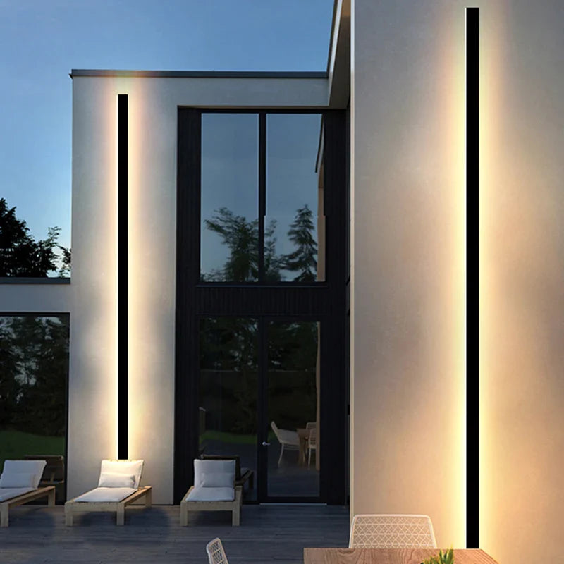 LED buitenwandlamp moderne waterdichte IP65 villa veranda tuin patio wandlamp, regendicht voor garage en buitengebruik