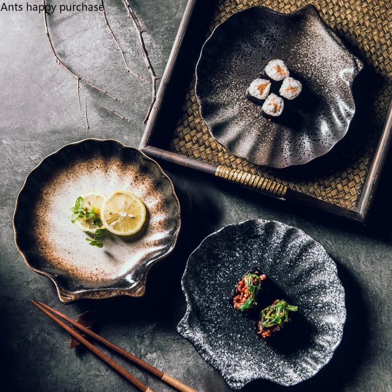 Assiette en céramique Sérénité de Coquillage