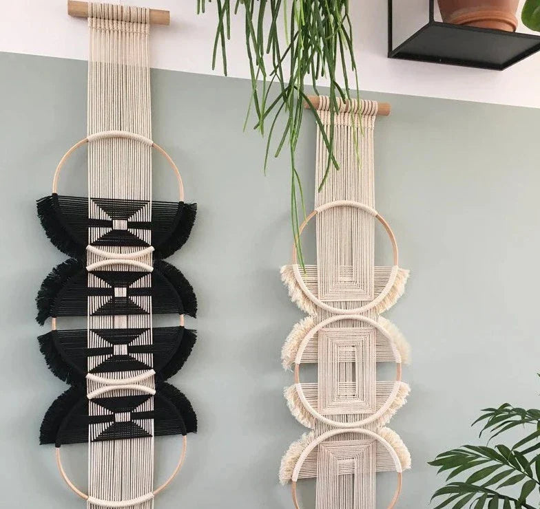 Hand Woven Wooden Wall Hanging