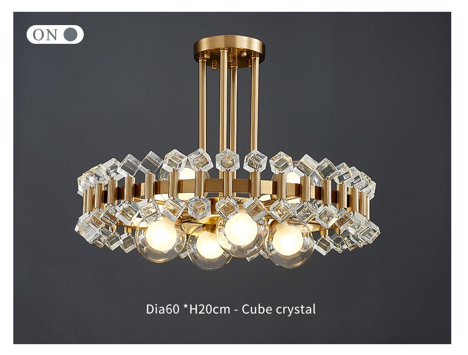 YLK Rarmaden Colorful Luxury crystal chandelier