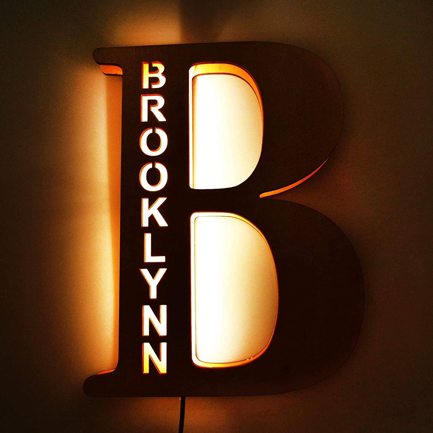 Alphabet LED Wall Lamp