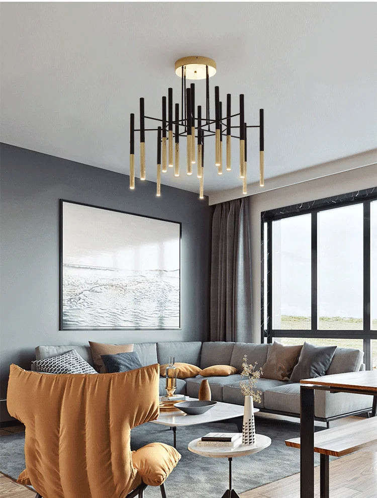 Battersea Tubular Chandelier