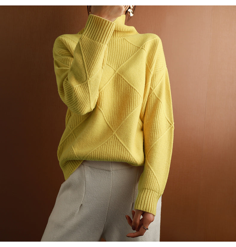 Adelle™ Cashmere Turtleneck-genser