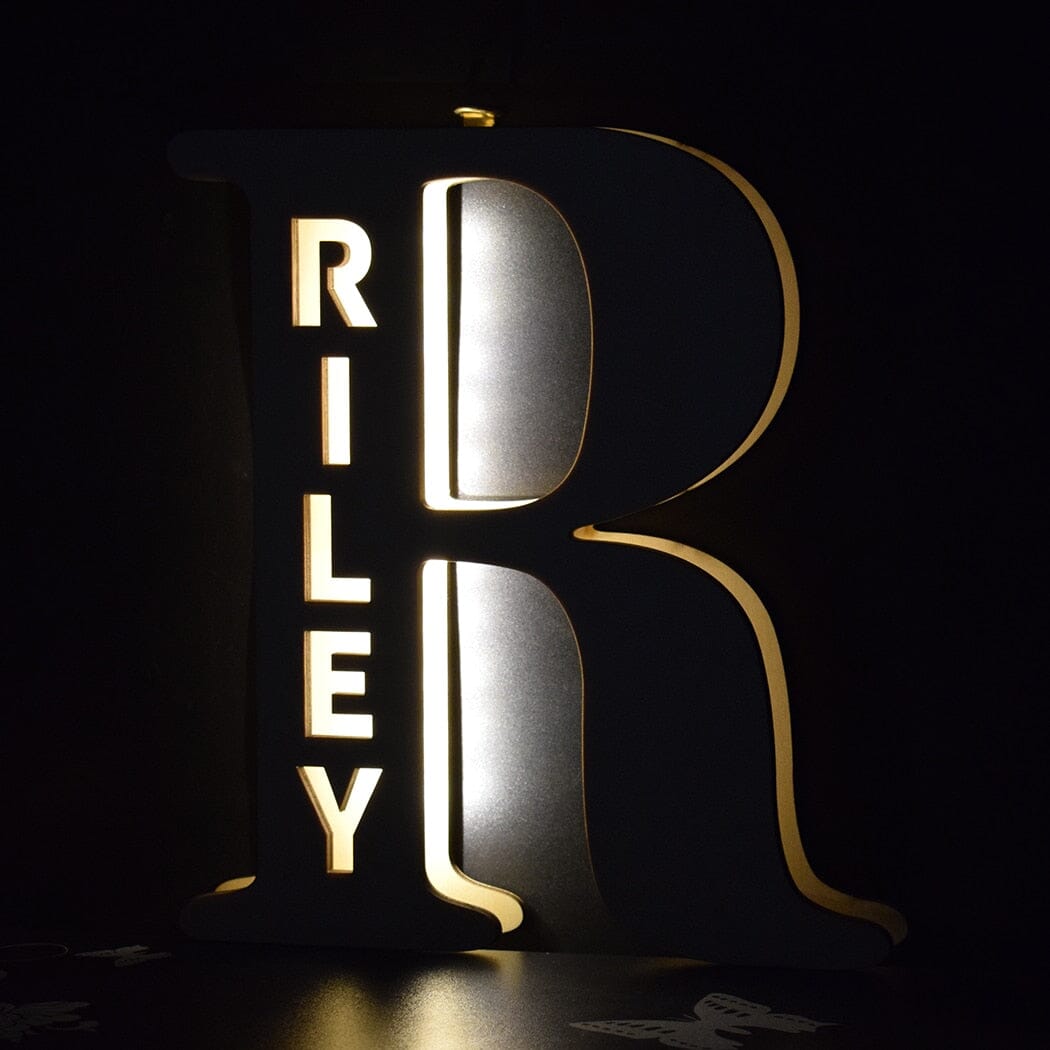 Alphabet LED Wall Lamp