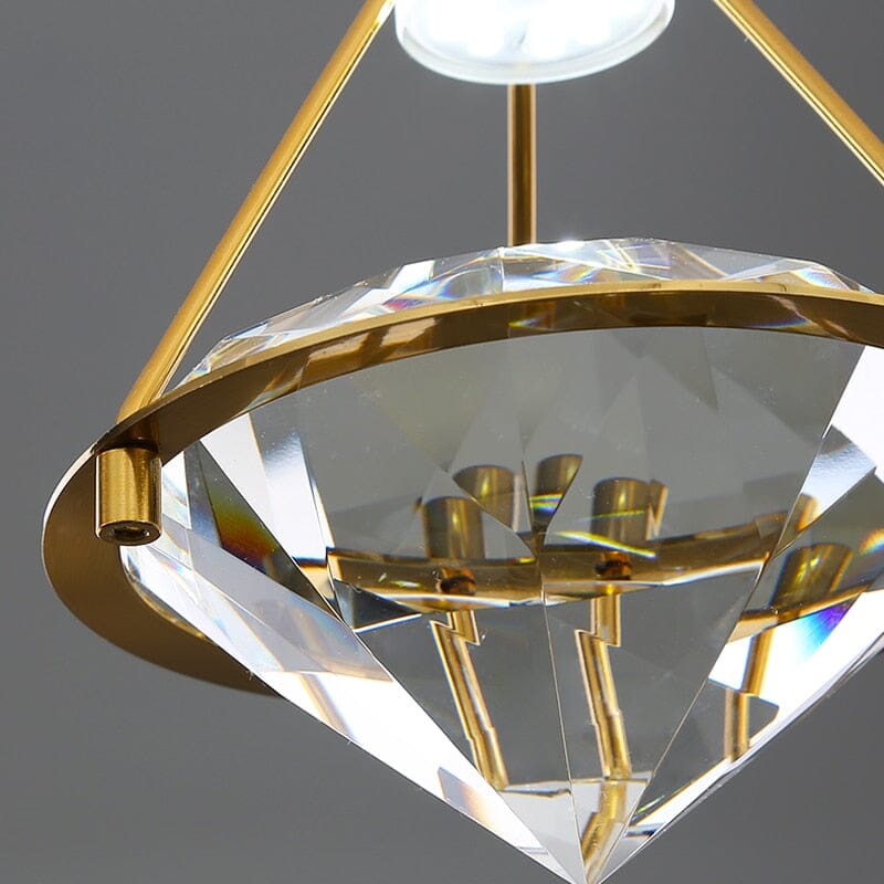 Le Pendentif en Cristal Moderne