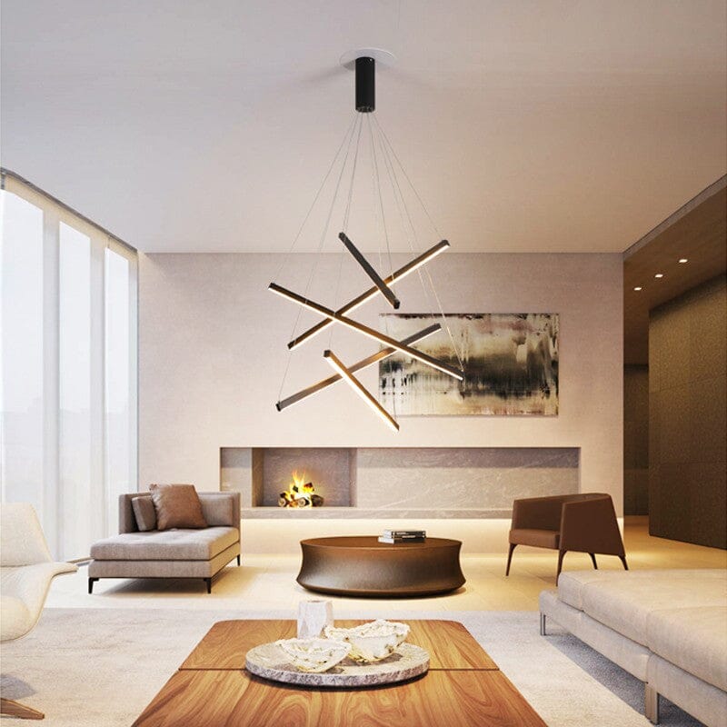 Modern Duplex Chandelier