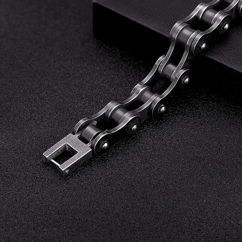 Titan Craft Vintage Black Chain Bracelet