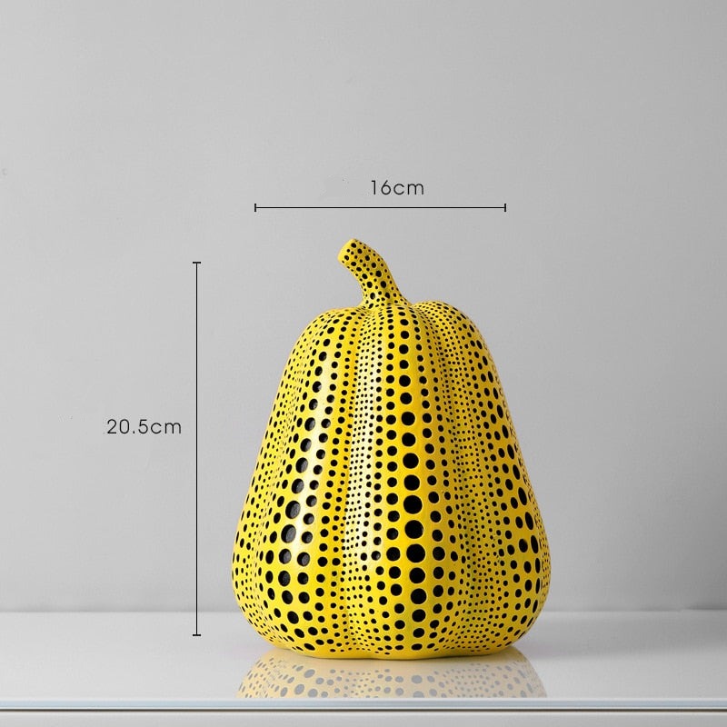 Kusama Yayoi Style Pumpkin Sculptures