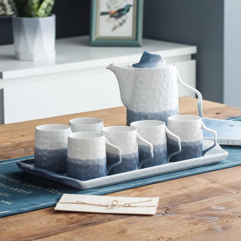 Ocean Breeze Ceramic Tea Set