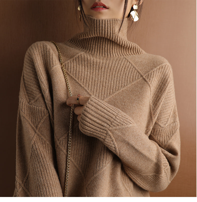 Adelle™ Cashmere Turtleneck Sweater