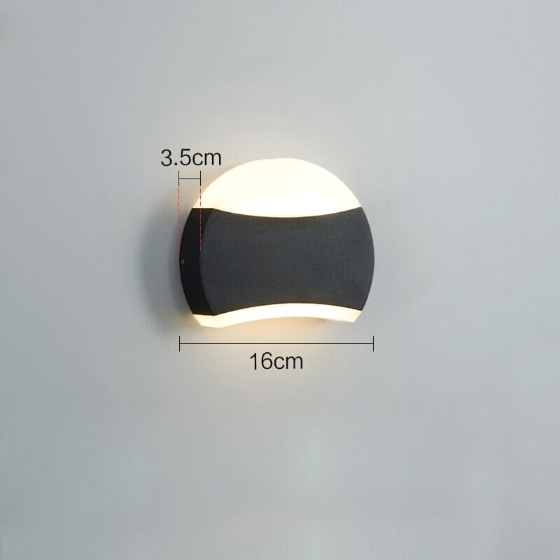 Circle Outdoor Wall Light