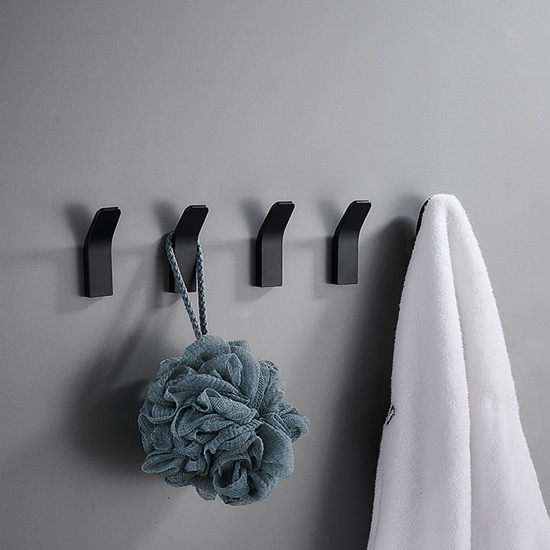 Black Aluminum Wall Hooks