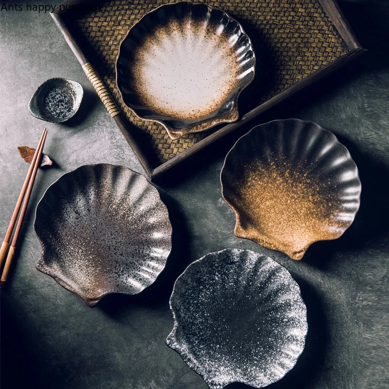 Assiette en céramique Sérénité de Coquillage