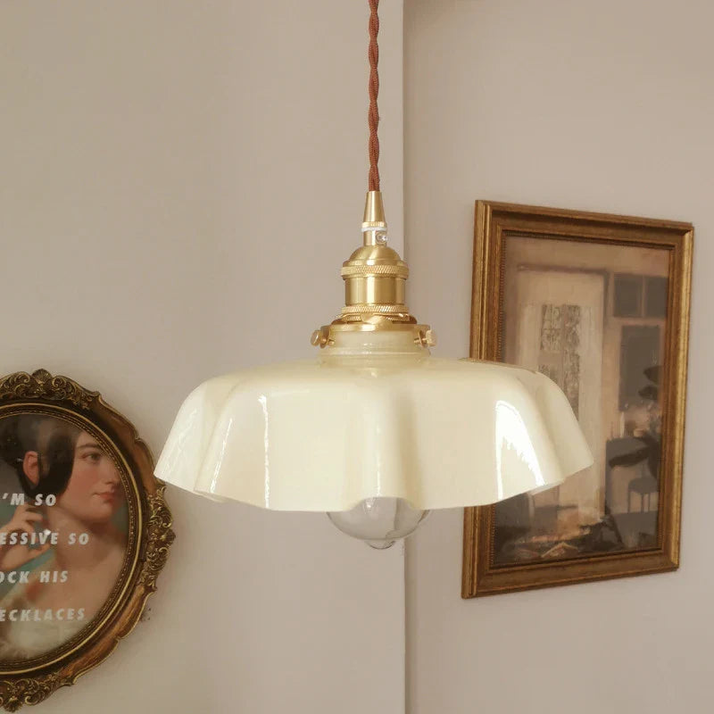 FrenchElegance - Lampada a sospensione in ottone