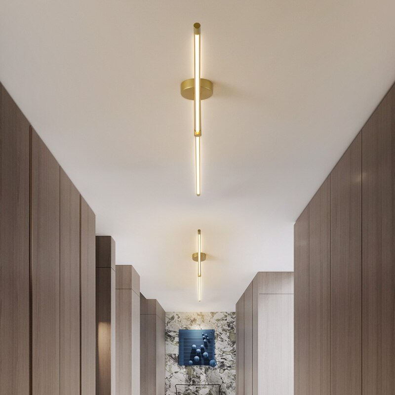 Luminaires de plafond LED modernes pour foyer et couloir